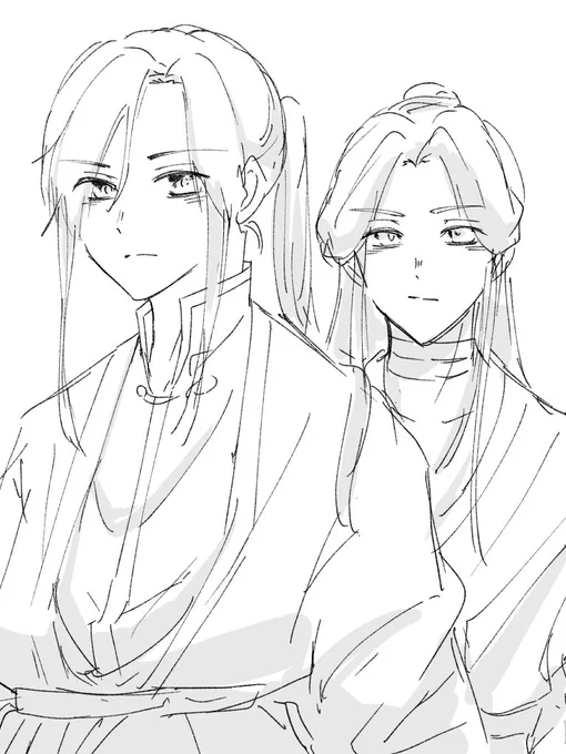 筆運び模索してたらいつの間にか生まれてきた殿下と三郎

#天官賜福 