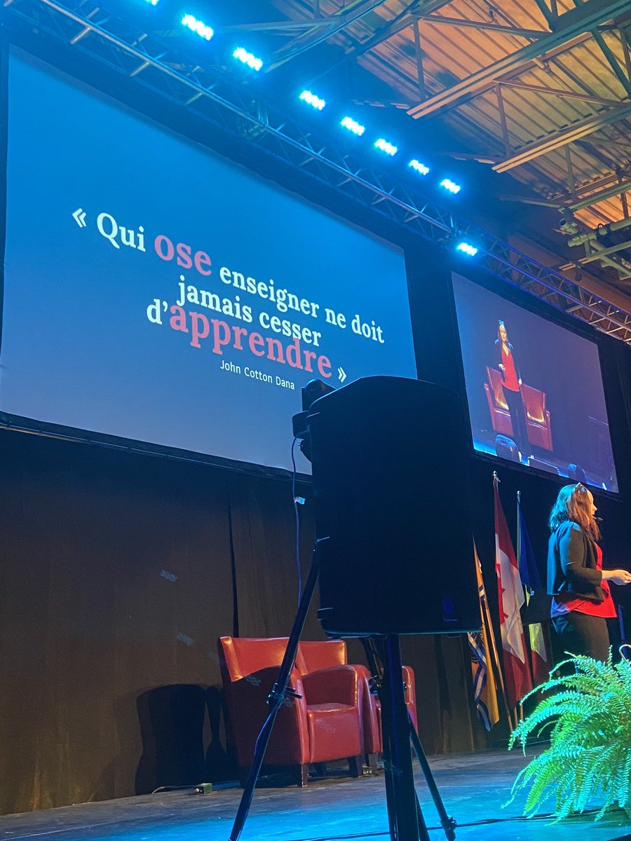 « Oser à apprendre à oser ! En éducation, façonnons des horizons plus intelligent. » Merci Sophie ⭐️ #Clair2024 #ignite