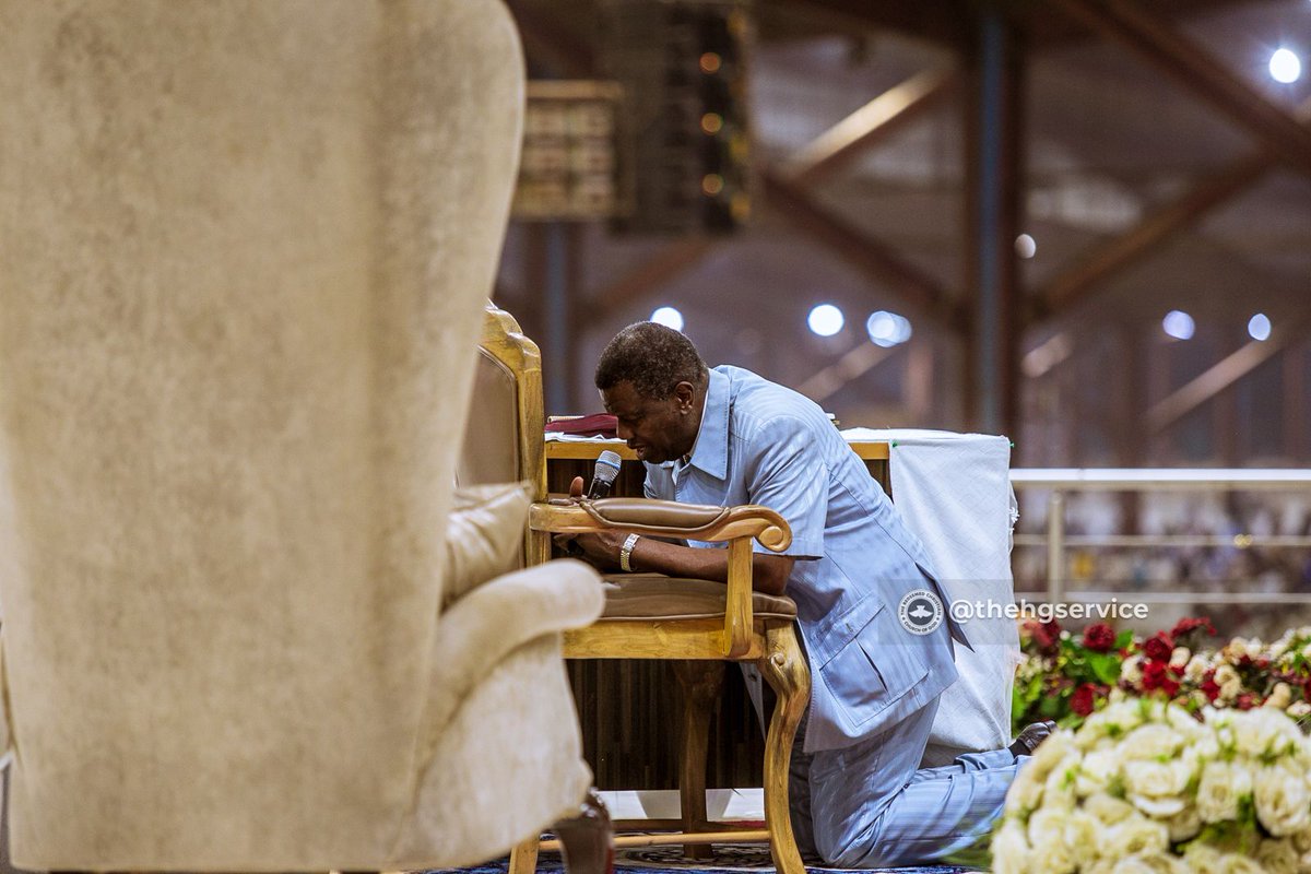 PastorEAAdeboye's tweet image. In the Name above every other name, everything that links you to poverty will be destroyed completely. 

February 2024 Holy Ghost Service 
#FromTheMountainTop2