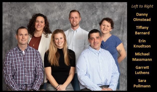 deitte's tweet photo. February is School Board Recognition month. 

I want to thank Danny Olmstead, Sara Pollmann, Garrett Luthens, Tiffany Barnard, Michael Massmann, &amp; Erin Knudtson for their dedication to the students &amp; community of Hutchinson Public Schools! https://t.co/vFlFFr8Iry