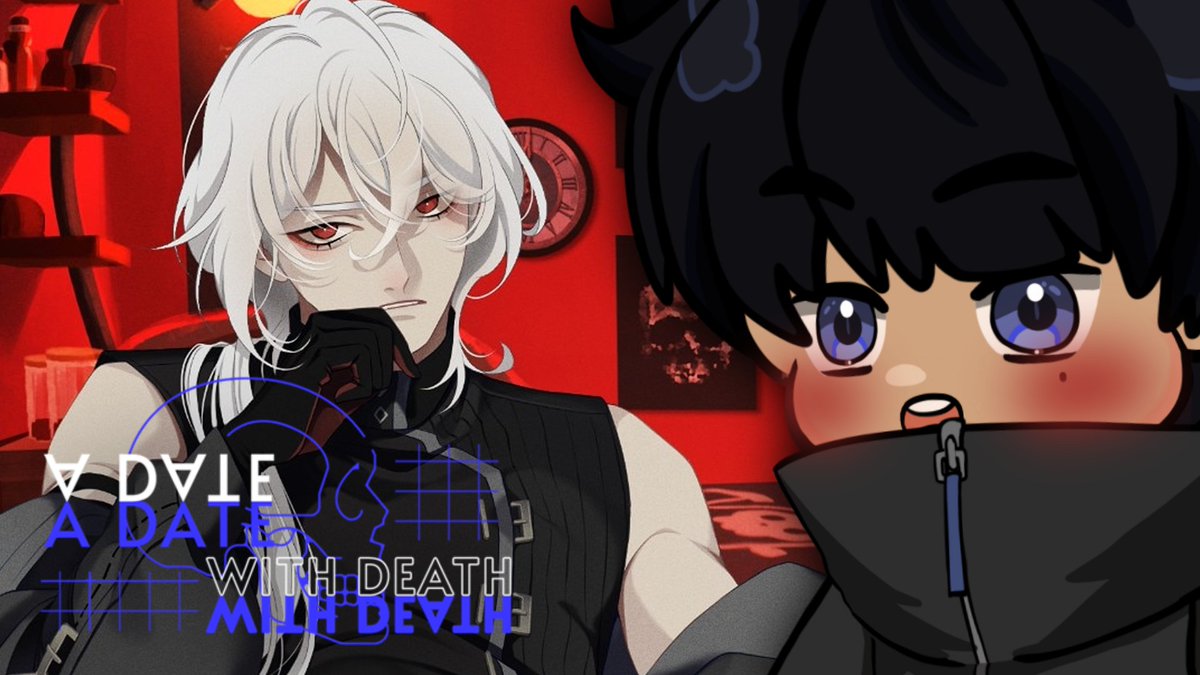 _azurain's tweet photo. in 4 hours!!! im gonna RIZZ the REAPER in A Date with Death!!! will i make him doki~? 💓
🌂 https://t.co/JlDl7sP916 

12pm EST / 9am PST / 5pm GMT  

#Azuraincast #ENVTuber #VTuberUprising https://t.co/mqtxO5au4X