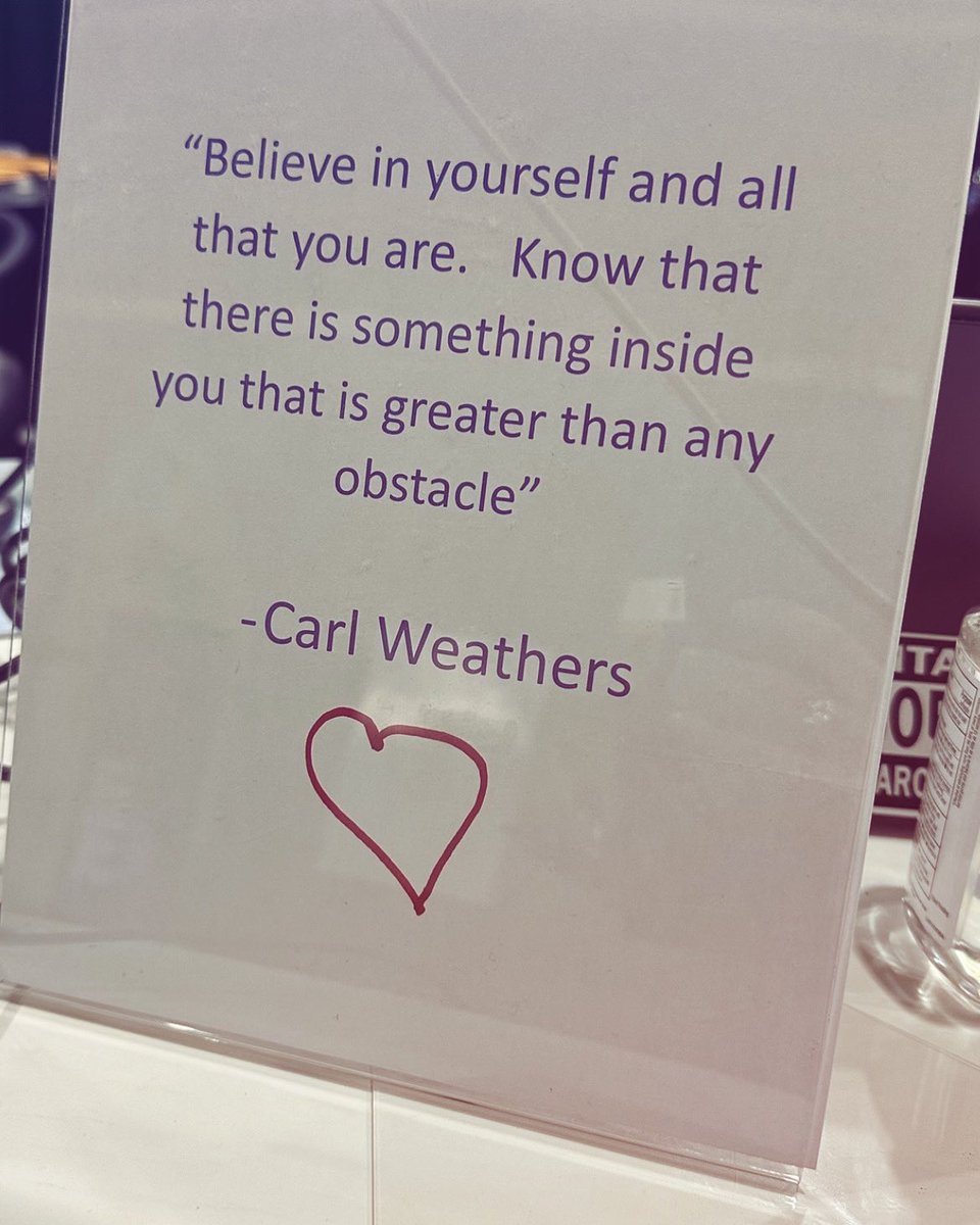 You uplifted US ALL, #CarlWeathers! Your spirt soars!