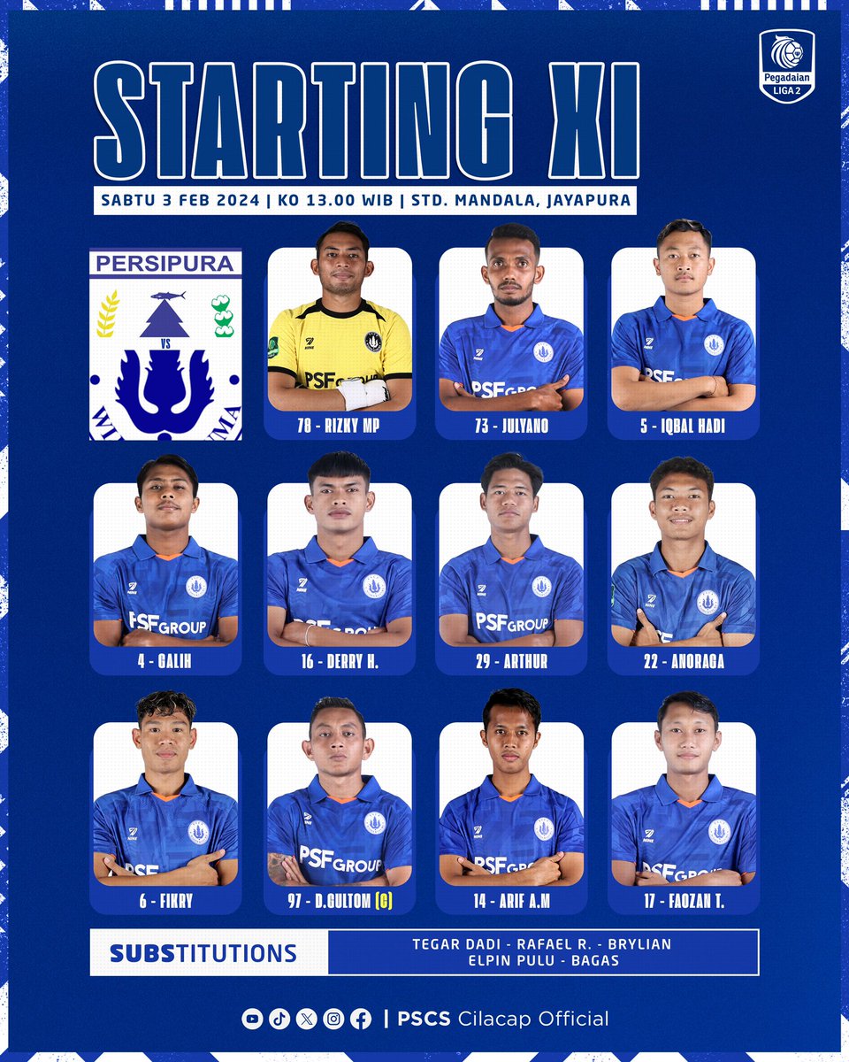 PSCS Cilacap Official tweet media