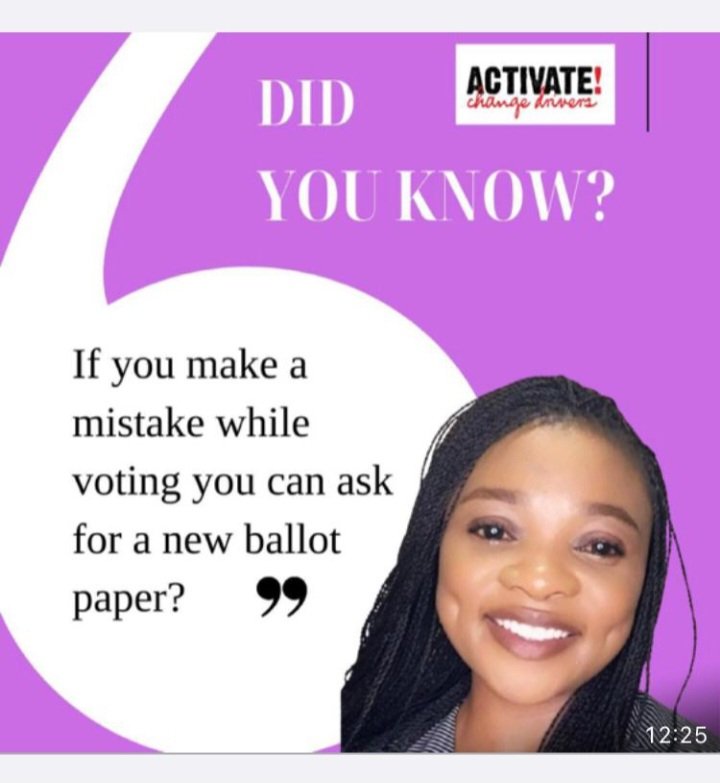 ZeeJobe's tweet photo. FAQ: what happens if I make a mistake on my ballot? #WeAreVoting @ActivateZA https://t.co/e1fJ0XnbXD