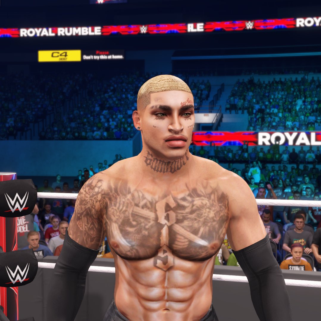 ElyPorshe's tweet image. Beginning of #2K23 vs Final version of #2K23 heading into #WWE2K24 BEAST MODE 24/7 WHO WANT SOME 👹👹