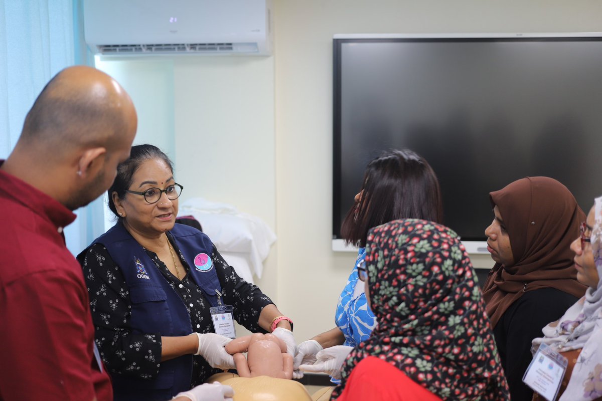 Happening Now, Intensive Course in Obstetric Emergencies conducted by Obstetrical and Gynaecological Society of Malaysia at Shafi’a Institute of Health.