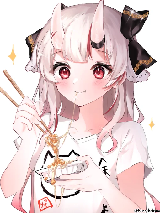 今日節分らしいので豆を克服する余さんをどうぞ#百鬼絵巻 