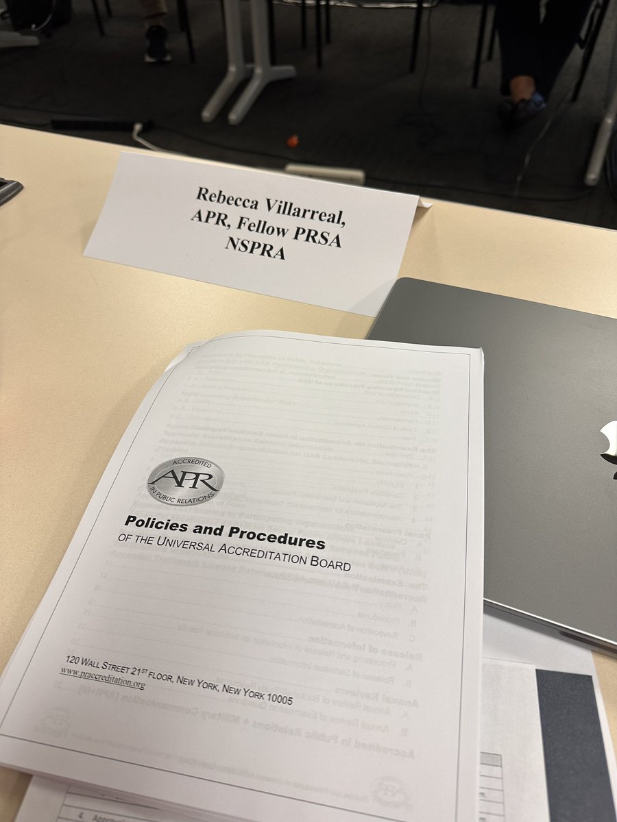 Rebecca Villarreal, APR, Fellow PRSA tweet media