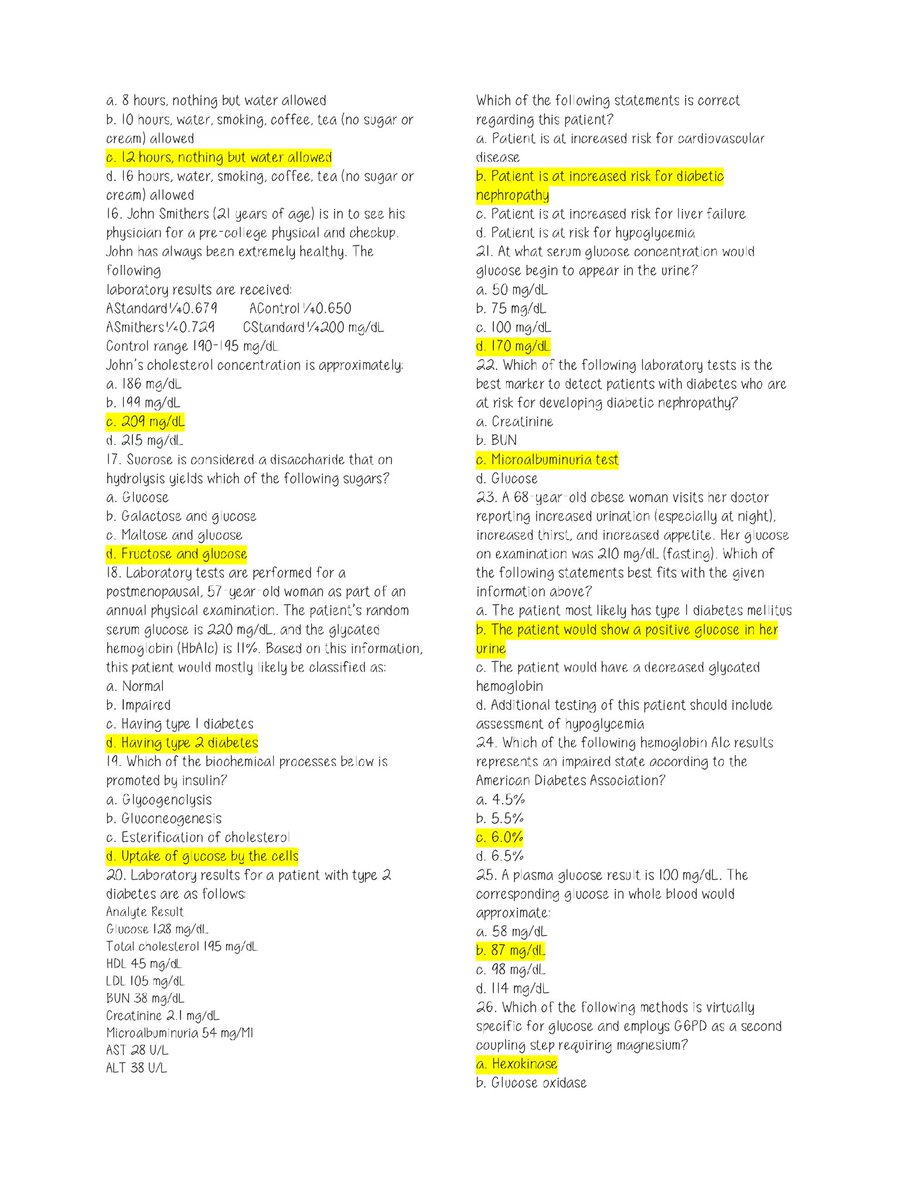 EyanRMT's tweet photo. CLINICAL CHEMISTRY 🔬

COMPILED QUESTIONS WITH ANSWERS FROM ELSEVIER
#RMTMarch2024 https://t.co/QYah38eze8