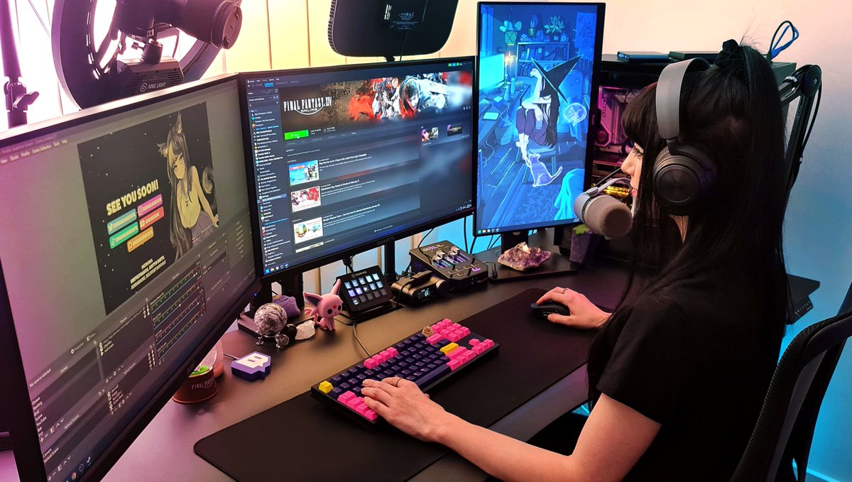 SarahJaneAFK's tweet photo. Feeling extremely grateful to have my SUPER PC powered by @IntelANZ 😍
Ever since I received my 13th Gen Intel i7 - 13700K, I've had the best PC performance!!
Dual streaming to multiple platforms has been a breeze, without any impact on my gameplay 👏
#IntelGamingAgent #IntelGaming #13thGen