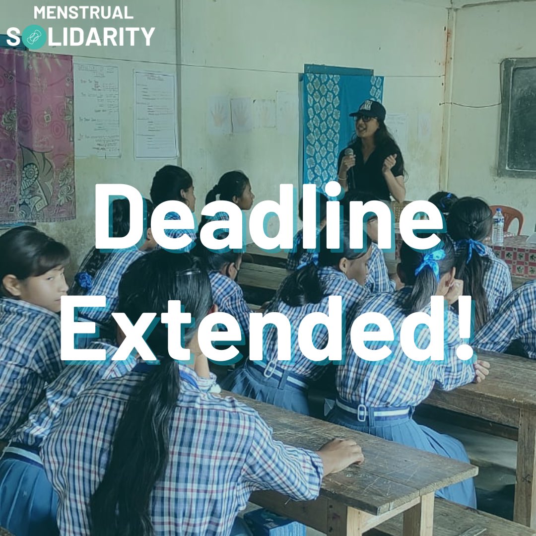 Announcement! The deadline to send in your submissions to join Project Baala’s Menstrual Solidarity Initiative “All for’24” has been extended to 8th February 2024. Follow the link to know more and apply: docs.google.com/forms/d/e/1FAI…