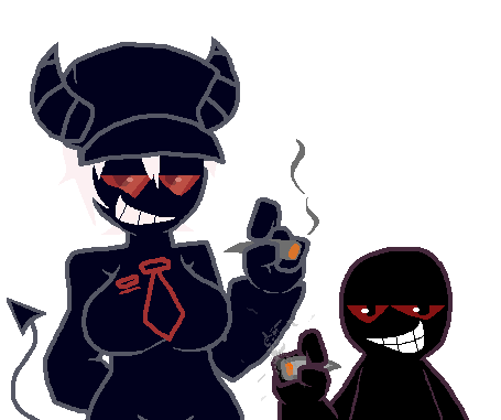 Vs. Yostice Girl (Ourple Helltaker-Mix) tweet media