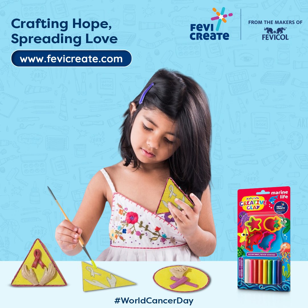 Empowering little hands to create hope! Join us in celebrating Cancer Awareness Day with DIY activities that inspire resilience and creativity😃🎨

#WorldCancerDay
#DIYCancerDayActivities
#Fevicreate
#ArtAndCraft #Craft #Art #DIYActivities