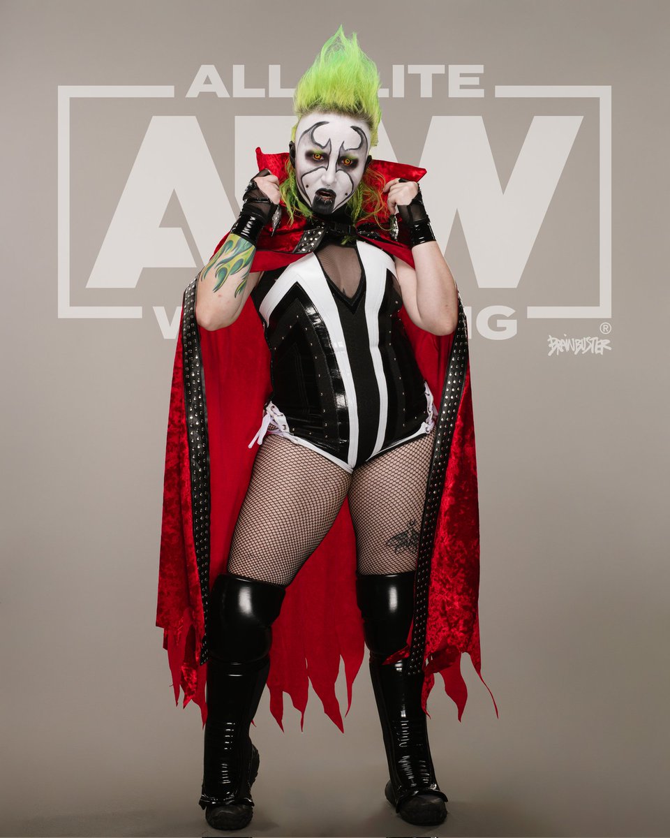 SpawnArchive's tweet photo. Abadon dressed as Spawn for AEW Collision's Fright Night Fight (2023).
#Spawn https://t.co/Awvv4PxwuR
