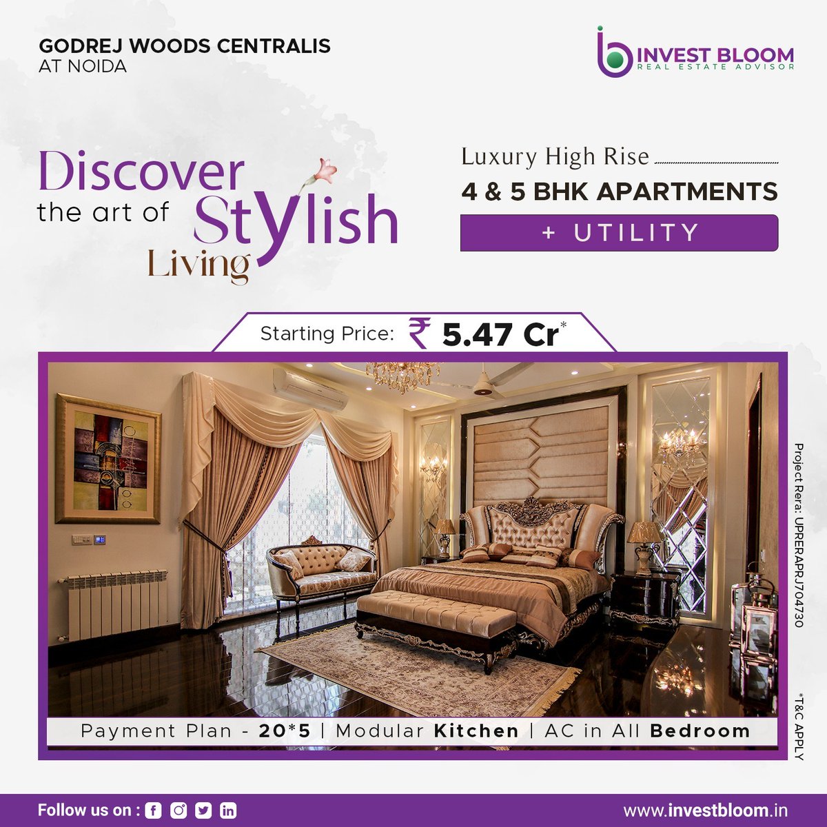 bloom_invest's tweet photo. Looking for a luxurious living experience? Look no further than Godrej Woods Centralis, located in the prime location of Sector 43 in Noida.🏡
Visit Us: https://t.co/2Zxh2UJDh5
#ResidentialProperty #LuxuryFloor #Investments #InvestmentProperty #Investing #InvestBloom https://t.co/b8HA3pWKYk