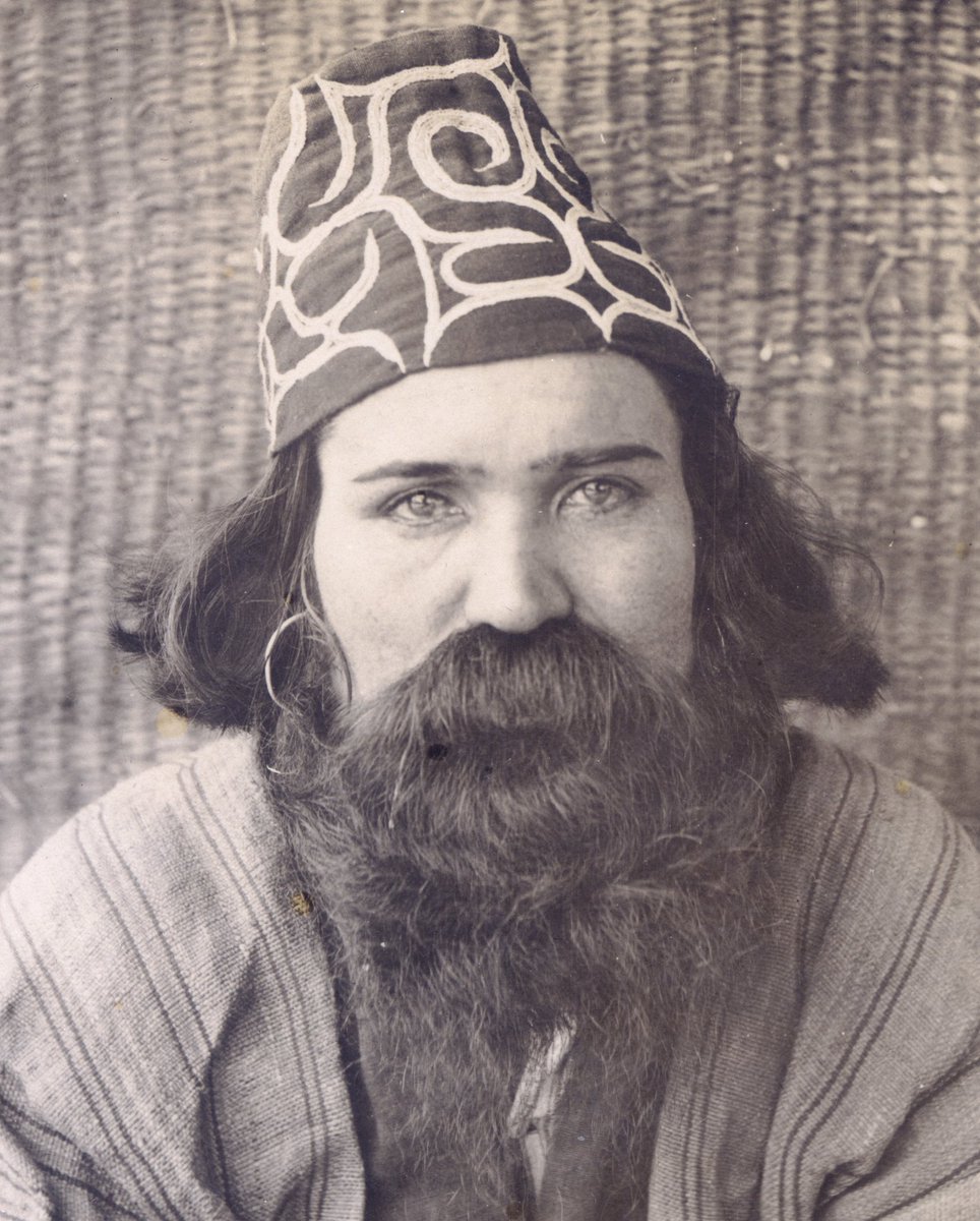 It will never stop being amazing that the Ainu as pictured below are the direct descendants of the first inhabitants of Japan. This is a Japanese man.