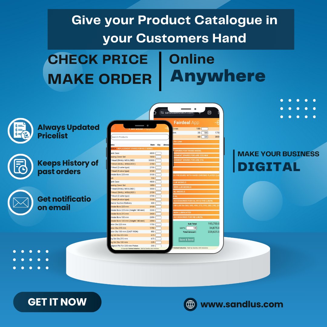 sandlus_website's tweet image. Give Your Product catalogue in Your Customers Hand
Get IT Now: sandlus.com

#RealTimeUpdates #EngageAndInform #CustomerConnection #ElevateExperience #InnovativeRetail #dynamiccatalogue