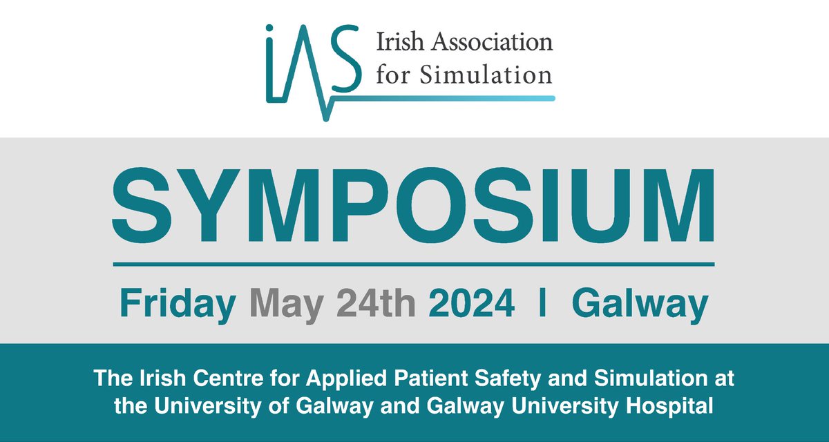Save the Date!! We're off to Galway  #IASGalway2024 Fri 24th May <a href="/GalwayICAPSS/">ICAPSS</a> <a href="/uniofgalway/">Ollscoil na Gaillimhe | University of Galway</a> and Galway University Hospital @saoltagroup Registration and call for abstracts opening soon, updates here and iassim.com