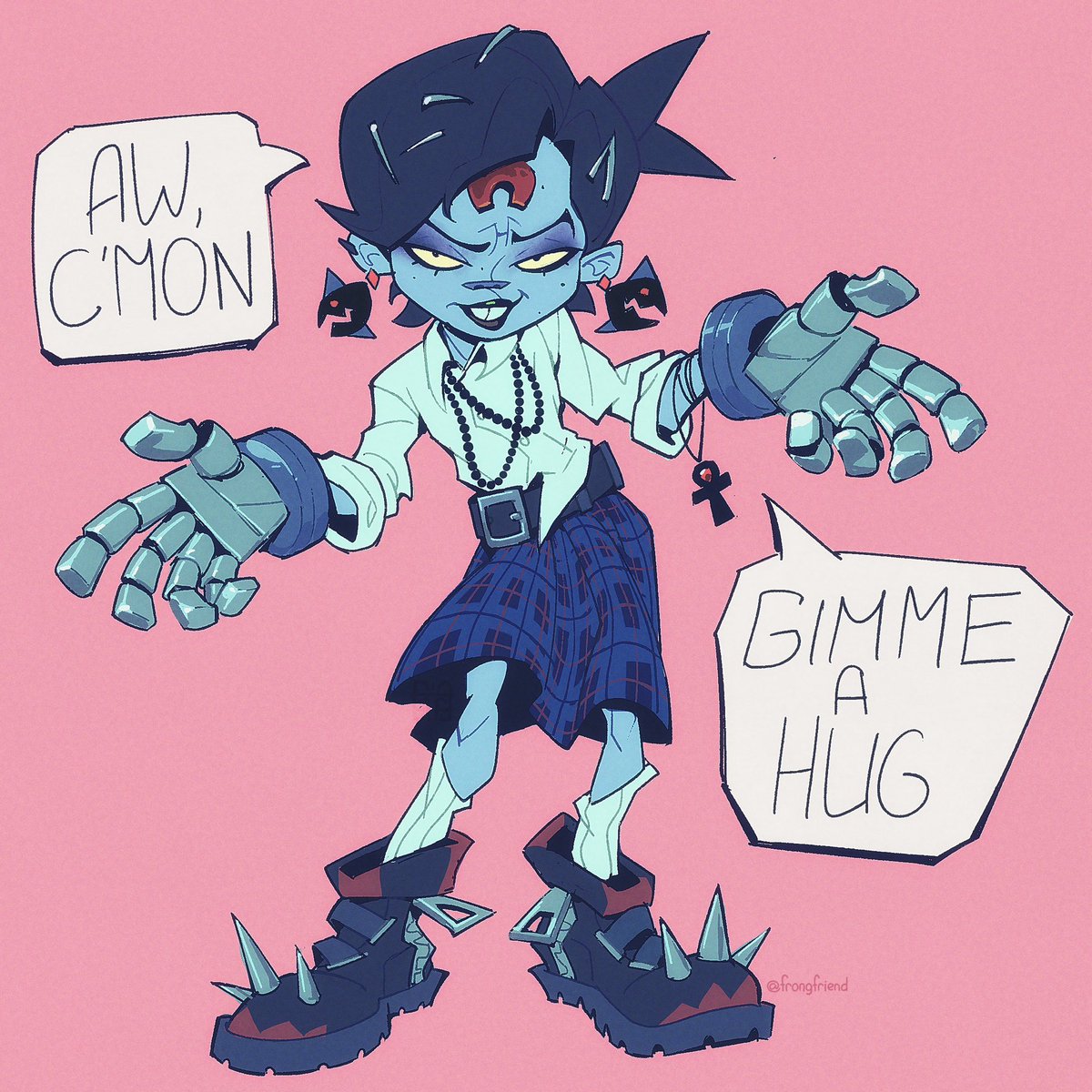 Frong Friend 💛💙🍉 scaling down tweet media