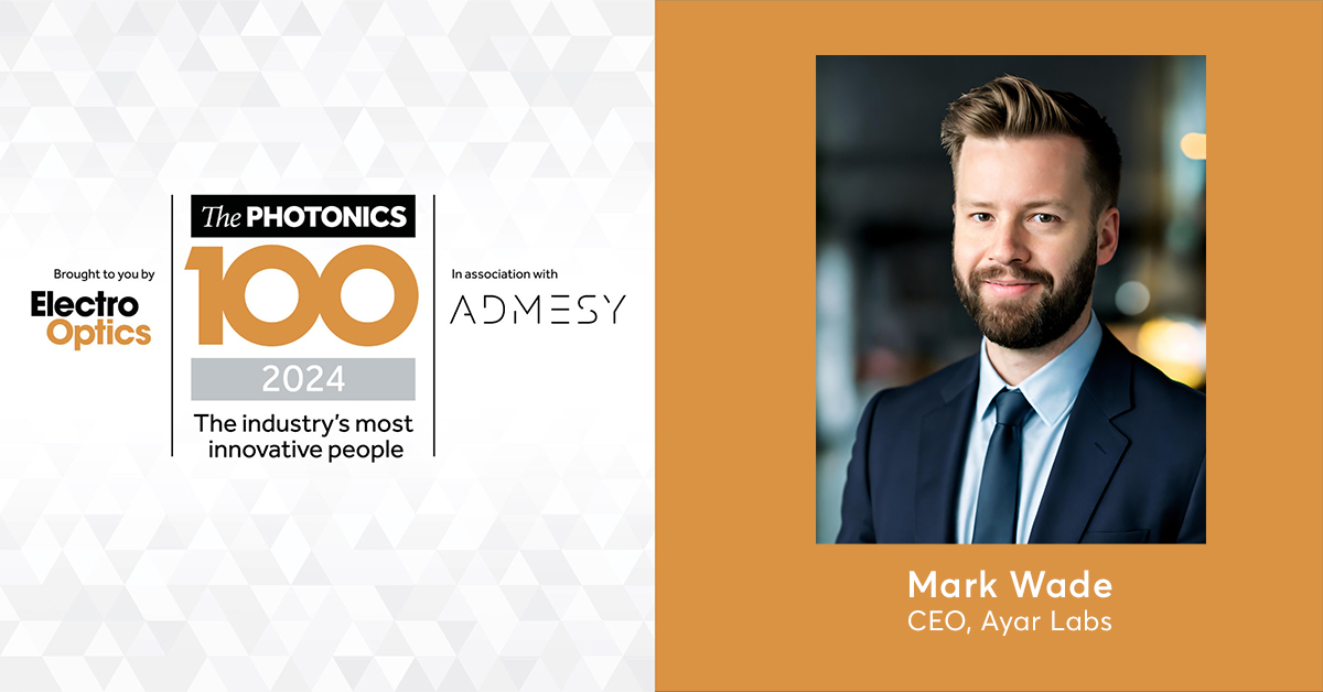 AyarLabs's tweet photo. Congratulations to our co-founder and CEO, Mark Wade, for being recognized as part of The Photonics100's most innovative people in the photonics industry!

https://t.co/NDJ6oyIUiY

#Photonics100 https://t.co/z9WWikJyrC