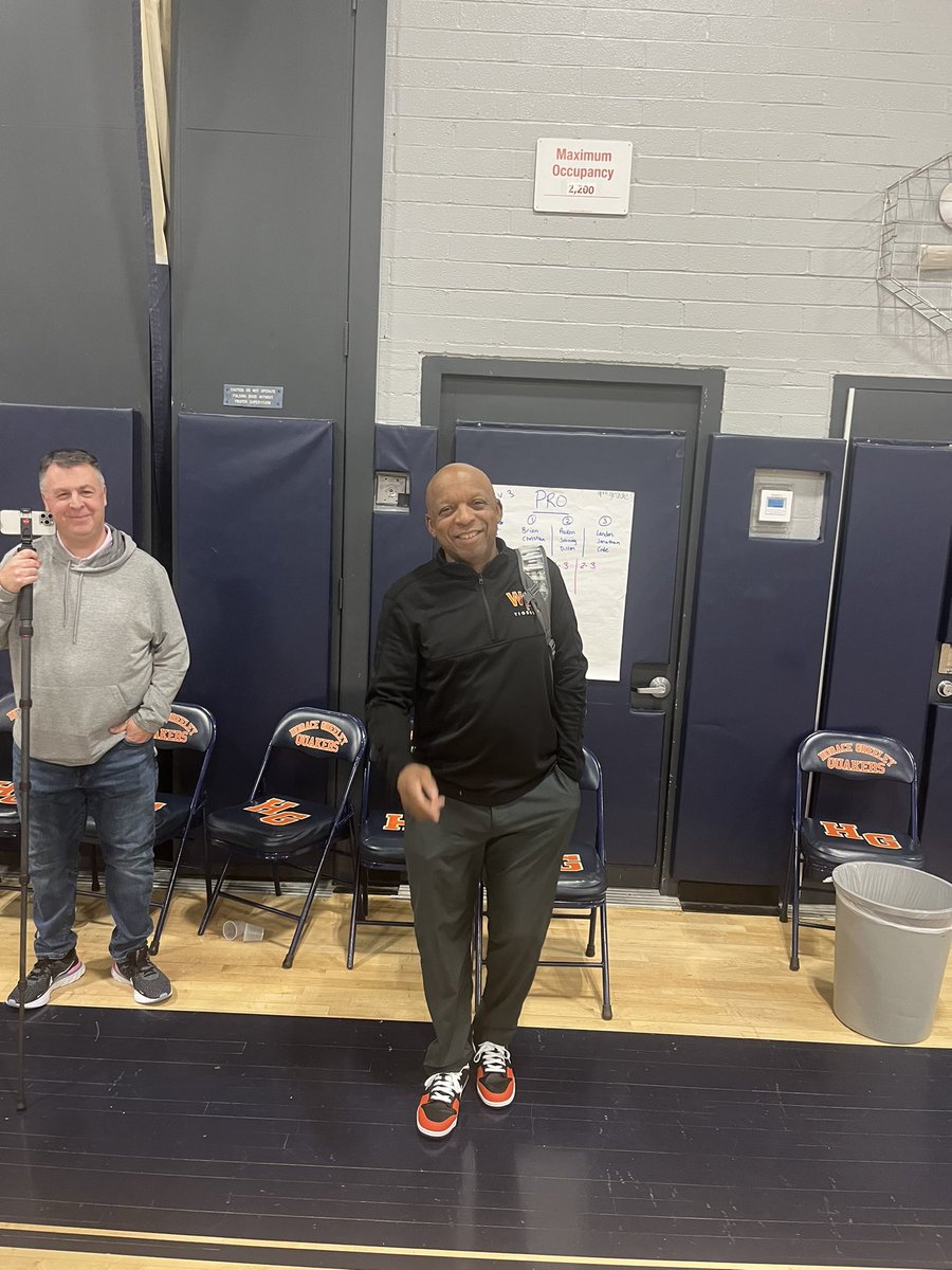 Mr. 500!!! I had to be in the gym tonight to witness my mentor, my friend, my brother <a href="/CoachSMayfield/">Spencer Mayfield</a> get win #500. Congratulations!!!