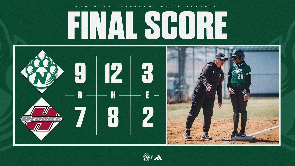 𝙏𝙝𝙚 𝙍𝙚𝙙𝙙𝙞𝙚𝙨 𝙬𝙚𝙧𝙚𝙣'𝙩 𝙧𝙚𝙖𝙙𝙮.

Northwest downs Henderson State, 9-7. Lillie Filger went 3-for-5 at the plate, scoring one run on three hits.

#OABAAB