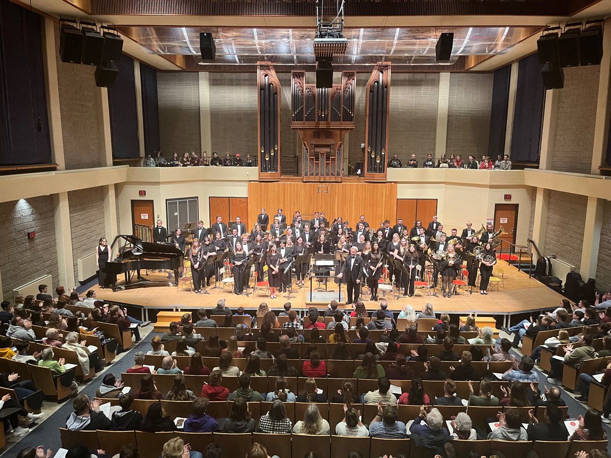 WintersetBands's tweet photo. We enjoyed getting to watch Winterset alumni Olivia Petsche, Ethan Suddarth, and Nathaniel Suddarth perform with the Iowa State Wind Ensemble (Iowa State’s top band) at Cyclone Honor Band! https://t.co/WqSZct5R38