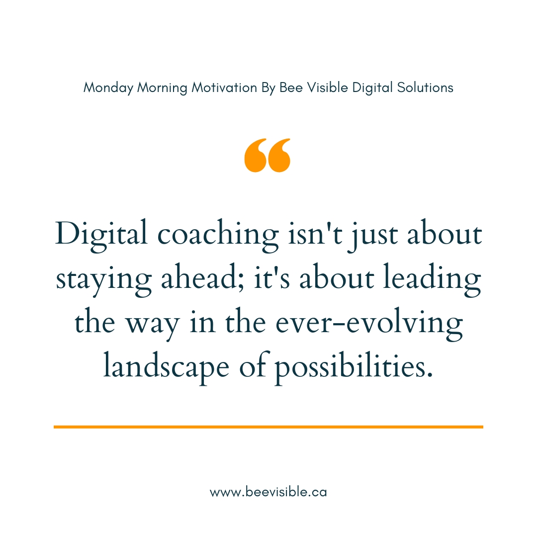 Don't just keep up, lead the way! Embrace the power of digital coaching to navigate the endless possibilities of today's landscape. 🚀

✨ #coaching #DigitalTransformation #DigitalTransformation #marketingconsultant