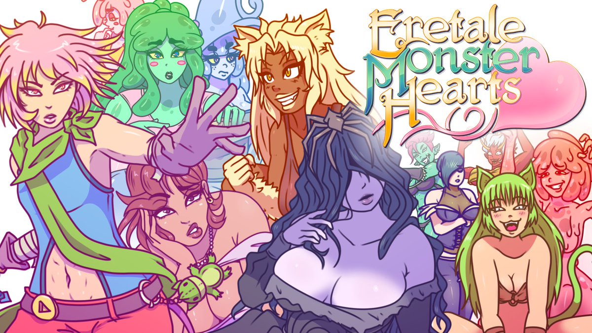 VeniMortem's tweet photo. My new monster girl webcomic, Eretale Monster Hearts, is out now!

You can read for free on Webtoon, NamiComi and more! Find all the links on the Eretale Carrd!
https://t.co/6rxr59XFV3

Follow @GreenRachelEMH for further news and updates! https://t.co/OGmiGS60S6