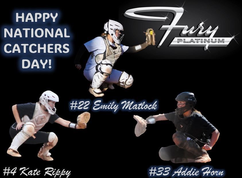 EmilyKMatlock26's tweet photo. the squatters 🤍🩶🖤 @KateRippy2026 @addiehorn_2027 @FPlatinumDillon 
happy national catchers day! https://t.co/a0YHgYVBtH