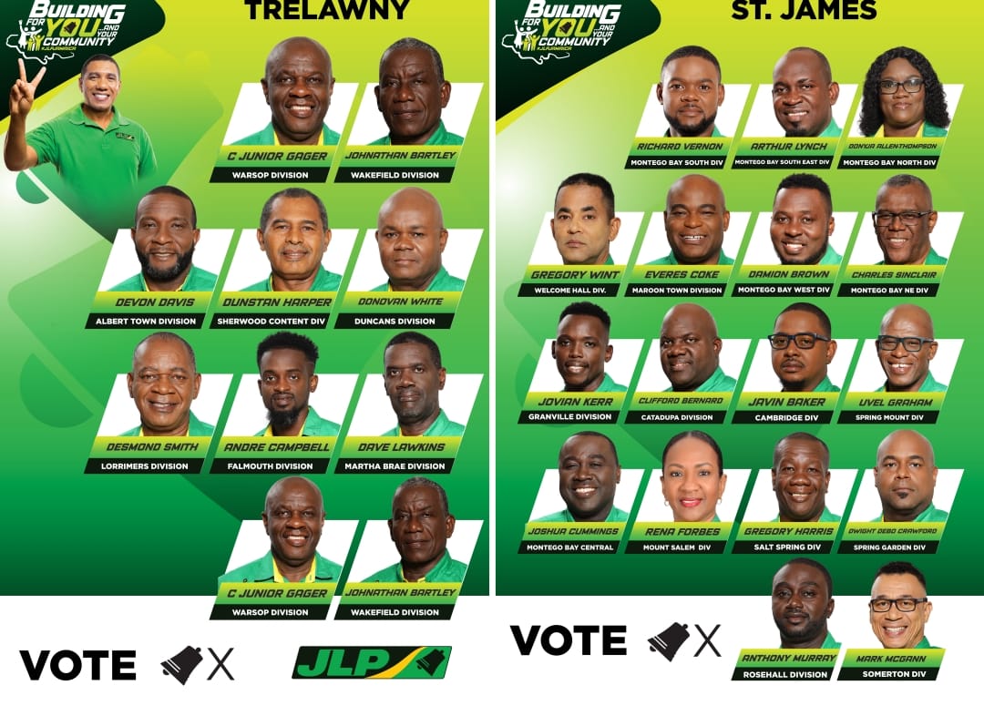 swankycamille's tweet photo. JLP presents KNOW YOUR CANDIDATE'S for the parishes of ST. JAMES and TRELAWNYπ.
JLP ALWAYS FOR JAMAICA βπΌπππ―π²
#JLPBuildingYOU
#JLPBuildingYourCOMMUNITY
VOTE FOR JLP
π X https://t.co/HHF1UQqij1