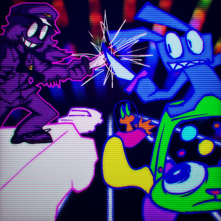 cymancyan's tweet photo. IMMA CRAZY! (CRAZY!) SON OF A BIIITCH, IMMA CUT YOU! (CUT YOU!) SWISH, SWISH IN A KNIFE! FIGHT!
Match art for @etroupyay's project Dinkle's Fun Tournament that I cranked out on a WHIM. Check out the track in the replies its GAS
#fnaf #metaroom #nothingworld #aimkid #100gecs https://t.co/1h2jZRsuiz