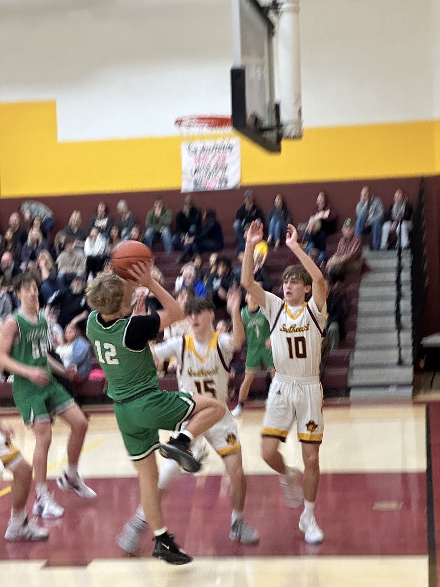 MogBasketball_'s tweet photo. Varsity Cats win at Southeast 77-62. JV also wins. Tonight we celebrate Layne Miller hitting his 1000 point. Congrats Layne! https://t.co/FexaY5ub5R