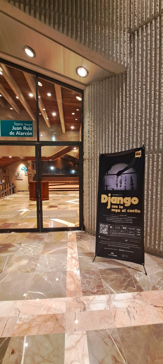 Hoy toca ver #Djangoconlasogaalcuello  <a href="/mrtonyvega/">Antonio Vega</a> <a href="/anateatro/">Ana Graham</a> <a href="/emmlapin/">oh la lapin</a> <a href="/PorPiedadTeatro/">Por Piedad Teatro</a> <a href="/teatrounam/">Teatro UNAM</a> <a href="/elteatrocdmx/">Cartelera de Teatro</a> #teatrojuanruizdealarcon
