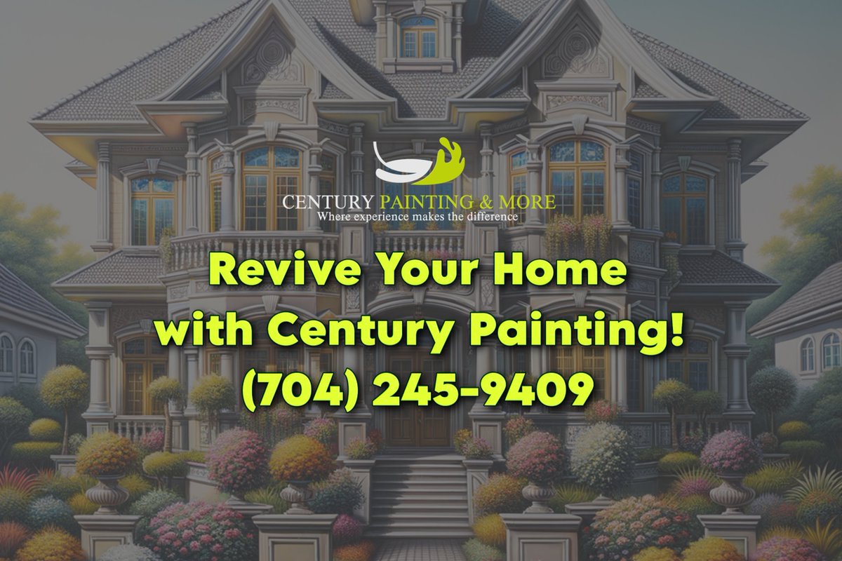 🏡🎨 Your home deserves the best! Let Century Painting bring life to your residential spaces with vibrant colors and expert precision. Don't let excuses hold you back - call now and break free!

#VibrantHomes #NorthCarolina #NC #ResidentialRevival #HomeMakeover