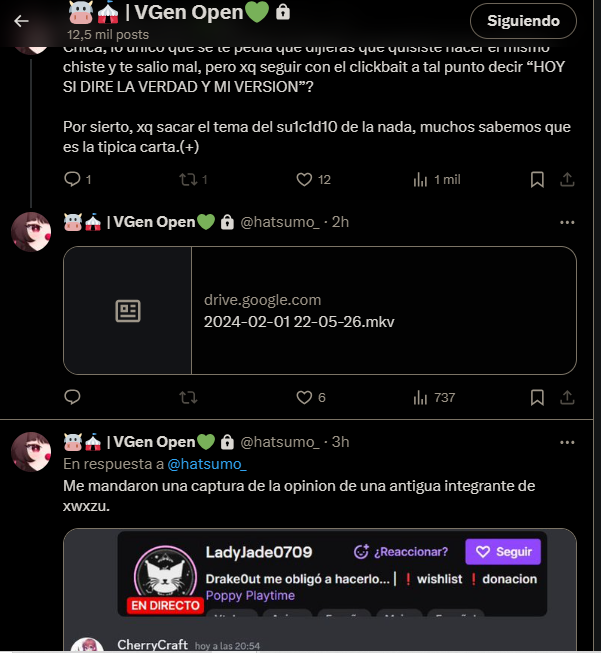 BRAND_Y5's tweet photo. @SaikaVT_ Puedo preguntar, por que la cuenta de @/hatsumo_ borro comentarios de su post de X?... 🤔#ladyjade https://t.co/TMHMAjmz1W