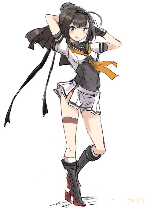 作業の合間に軽く秋月ちゃんを
スタイルばつぐん 