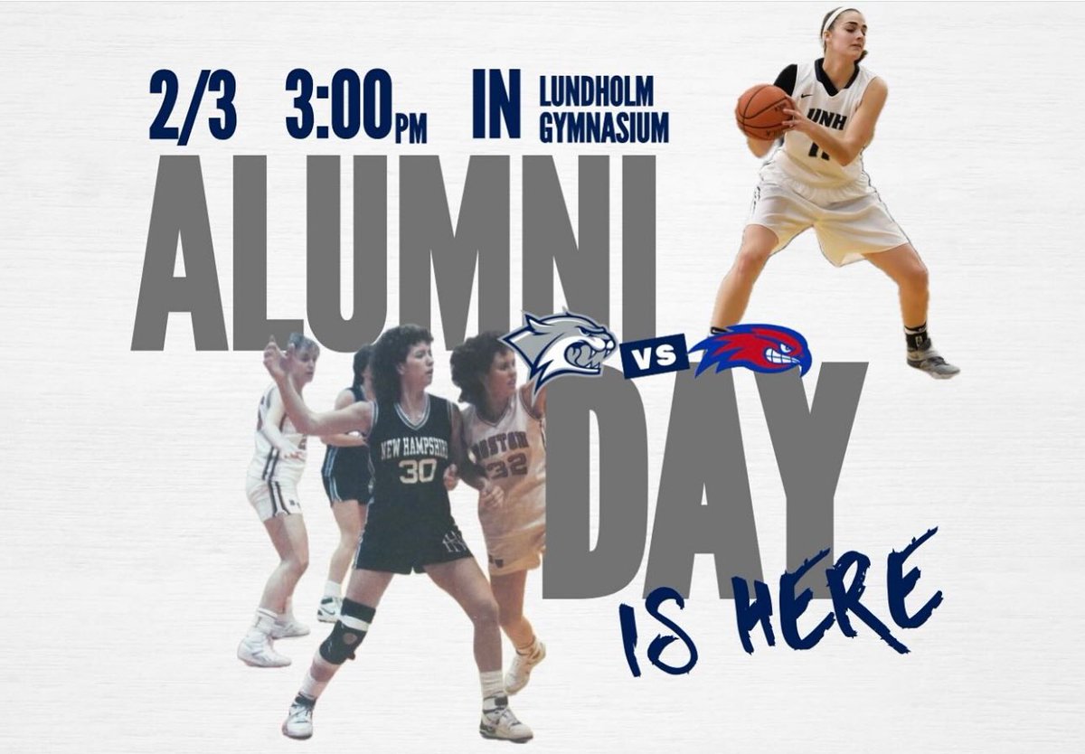 Join us tomorrow for Alumni Day as we welcome home some of our past players! Tip-off is at 3 pm in Lundholm gym! We hope to see you there! #WildcatWay #BeTheRoar