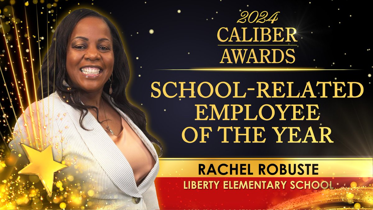Congratulations to Rachel Robuste, Liberty Elementary School, 2024 Caliber Awards School-Related Employee of the Year! #BCPSCaliber #BCPSCaliberAwards #BCPSCalies @LibertyElSchool