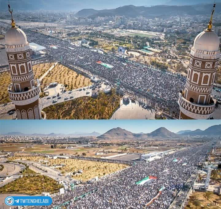 Ellio866's tweet photo. بیخود نیست که میگن برای #ظهور خبرهای یمن رو پیگیری کنید 

ماشاالله مردم #یمن ✌ https://t.co/gPjhYVMywE