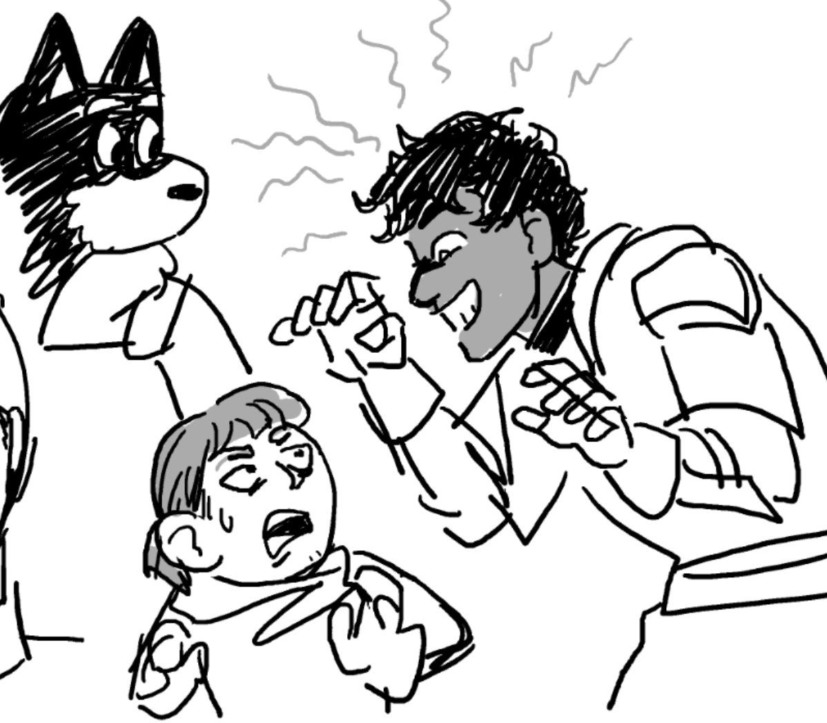 drawing more of the b plot blunderers 