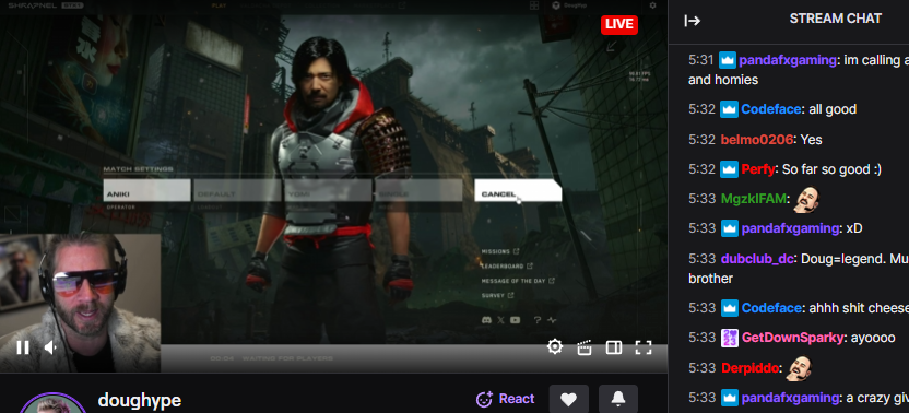 GetDownSparky's tweet photo. @DougHype @playSHRAPNEL @TaffyStream Ayooo ! https://t.co/dCdBiN2674