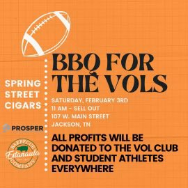 MustardVol's tweet photo. Anyone in the Jackson TN area, support a great restaurant, @TheVolClub and student athletes while enjoying great food and atmosphere. https://t.co/Z0twtOFToS