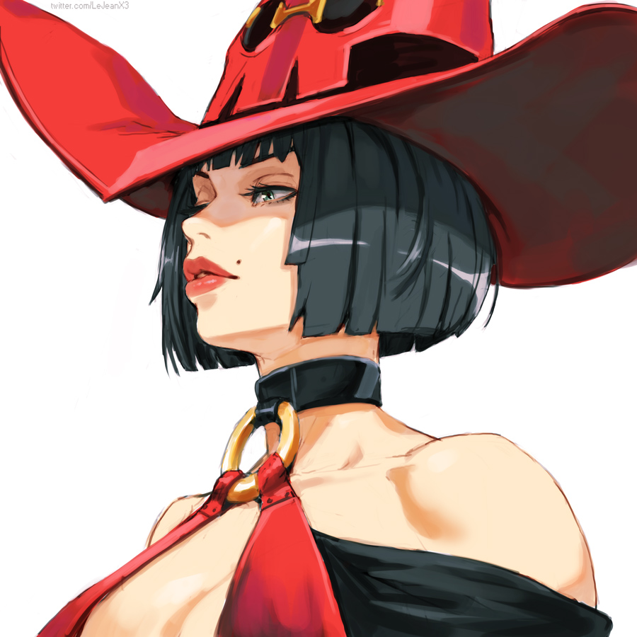 イノ(ギルティギア) 「I-No with roughs#GuiltyGear 」|mastadonXkasai | Commissions CLOSEDのイラスト