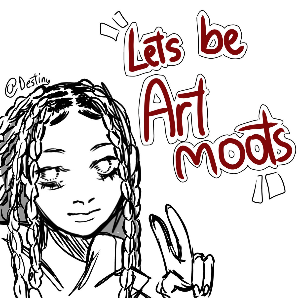 Let’s be artmoots!❤️
#artmoots
