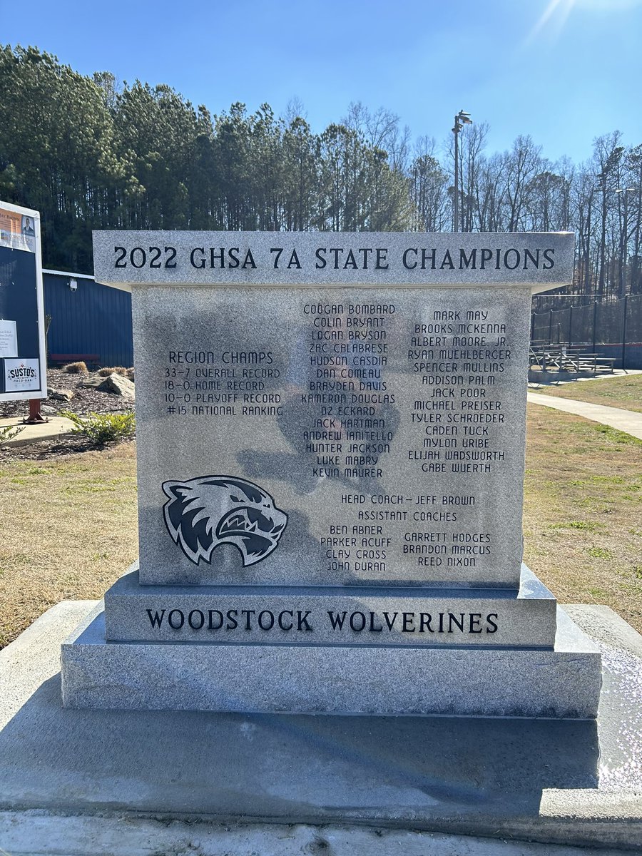 We had a great night with the debut of not only our 2024 Wolervines, but we also got to see the unveiling of the 2022 State Championship monument! Congrats to the Navy team taking home the W!