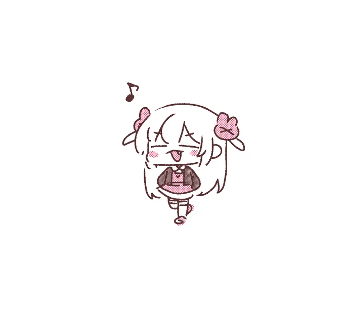 #名取がおはようする時絵がついてくる