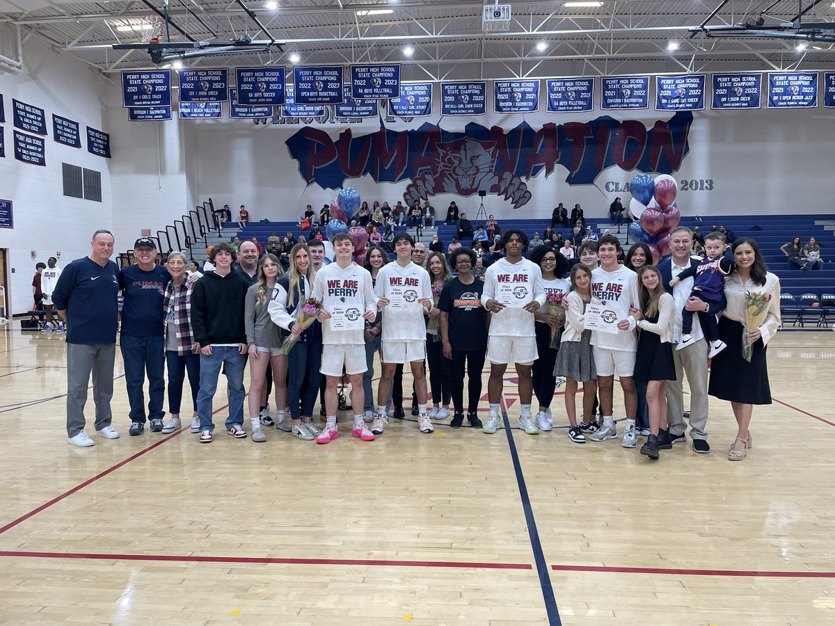 Thank you to our incredible Basketball SENIORS!
<a href="/PerryPumaMBB/">Puma Mens Basketball</a> <a href="/PerryPumas07/">PERRY HIGH SCHOOL</a> 

Isaac Brown
Jonas Cederlind
Adonis LaFleur
Barron Silsby
Don Tinsley