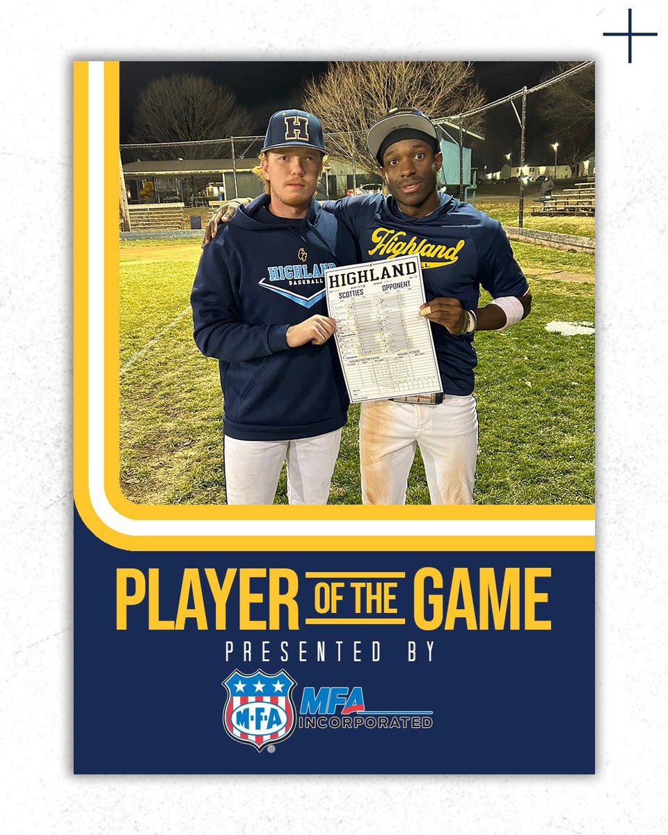 Scotties win 2 more to finish off the weekend sweep and improve to 4-0 on the season! 

Game 1 MFA-Inc PLAYERS OF THE GAME are <a href="/DylanShepherdCA/">Dylan Shepherd ⚾️🇨🇦🇵🇦</a> <a href="/knowlton_zach/">Zach Knowlton</a> <a href="/KJM20051/">Keaton_matlick44</a> <a href="/kwill031/">Kyle McConachie</a> &amp; <a href="/RockersMaverick/">Maverick</a> 

Game 2 MFA-Inc PLAYERS OF THE GAME are <a href="/PierceBousselo1/">Pierce Bousselot</a> &amp; <a href="/IsaiahW98742815/">Isaiah White</a>