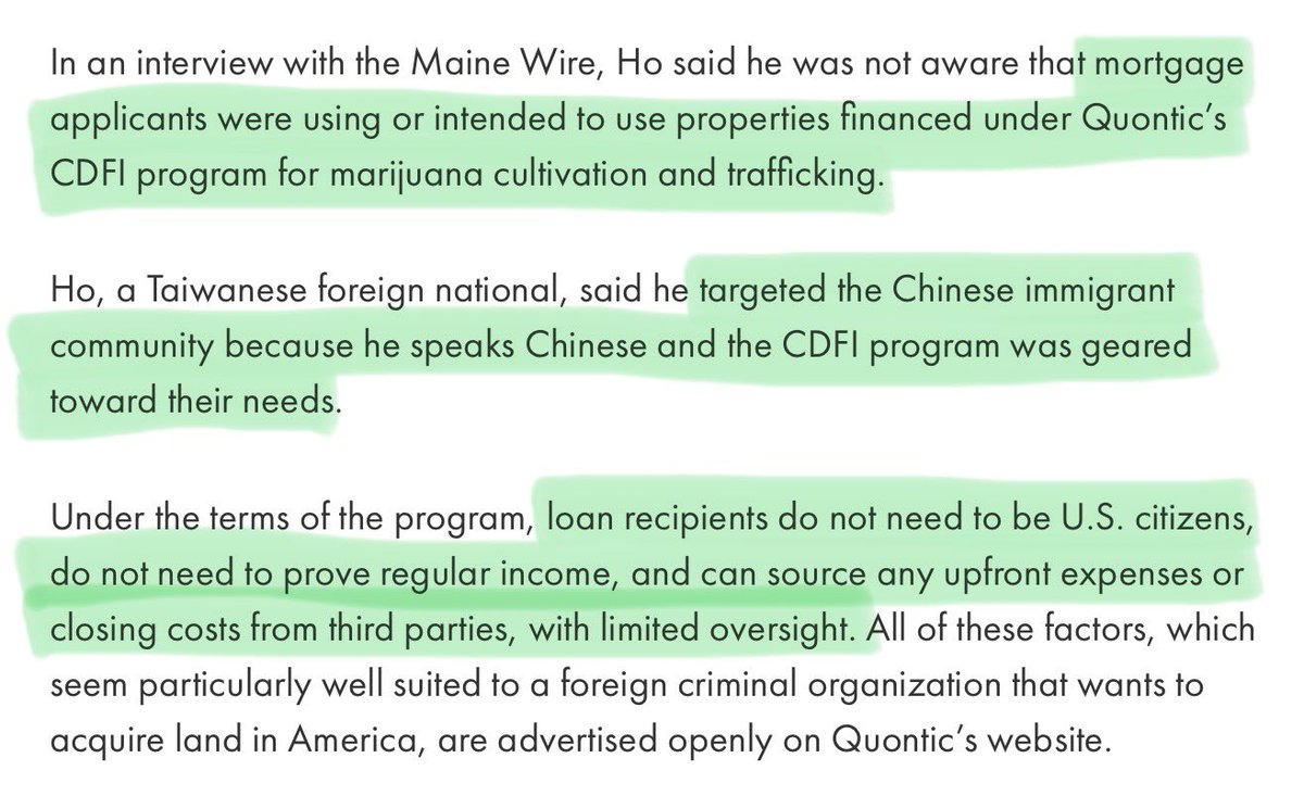 How the U.S. #Treasury Dept. Helps Chinese Organized Crime Transform Homes in Rural America Into Drug Dens

Little known #CDFI program has been exploited by Asian transnational criminal organizations — and taxpayers are picking up the tab 

1FEB24